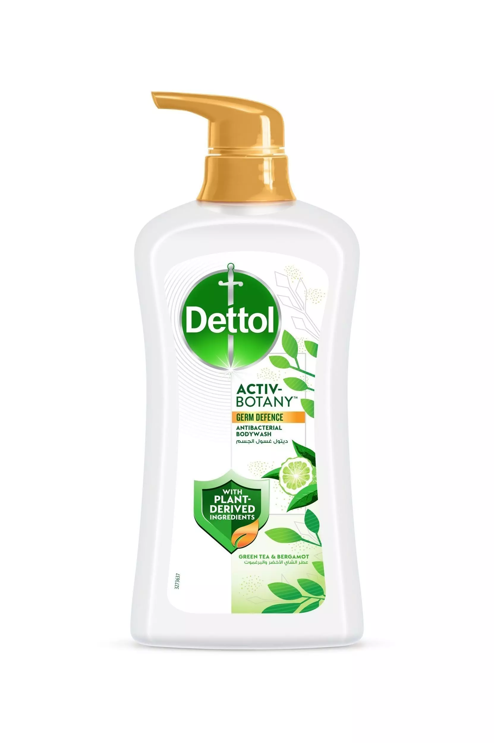 DETTOL SHOWER GEL GREEN TEA 500ML