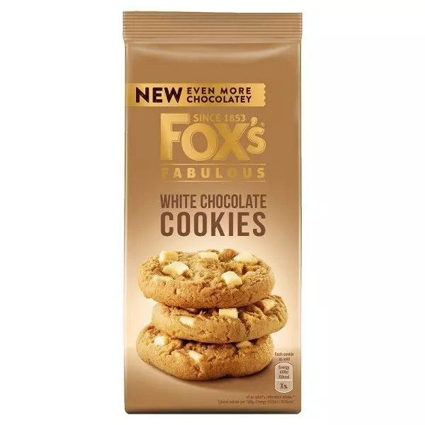 FOX's COOKIE White Chocolate 180 G
