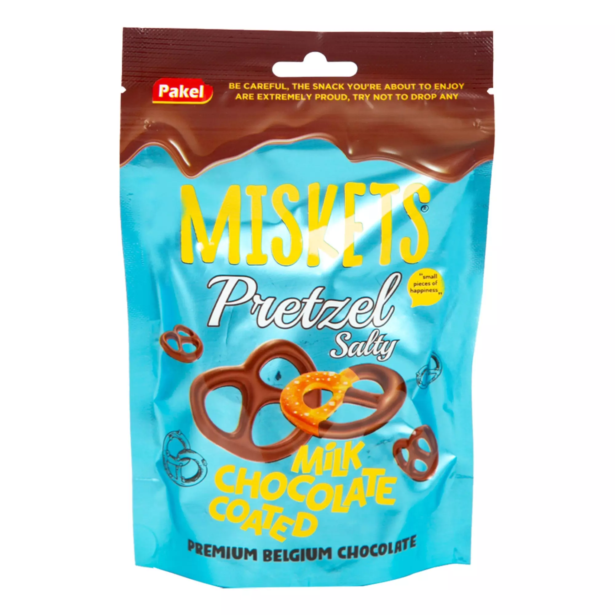 MISKETS PRETZEL SALTY MILK CHOCOLATE COATED 80G