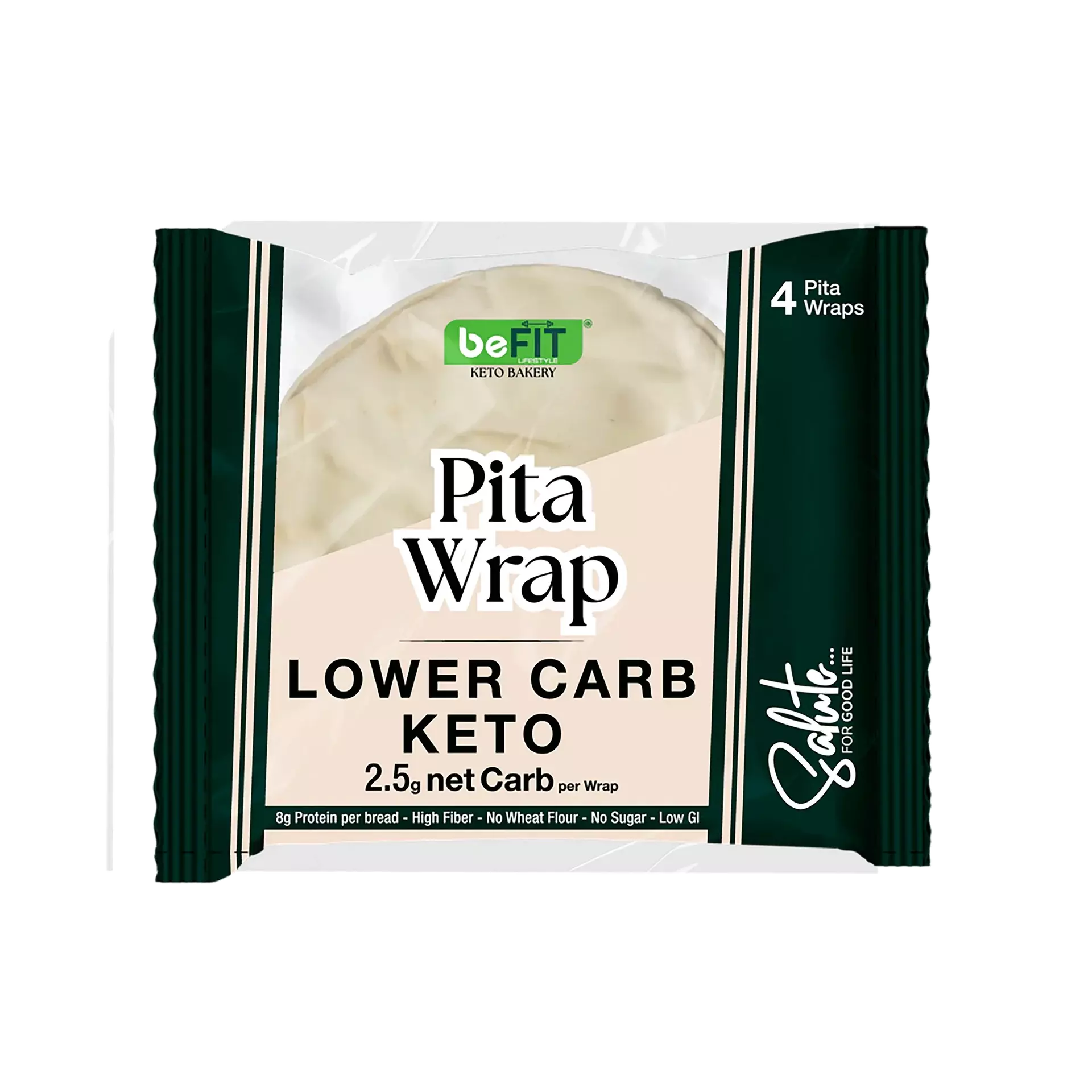 Befit, Salute, Keto Pita Wrap 200G