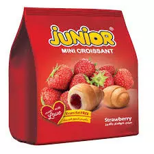 Junior Mini Strawberry Strawberry Croissants	35g