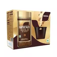 Nescafe Gold Instant Coffee Premium Blend Jar with Mug	200g