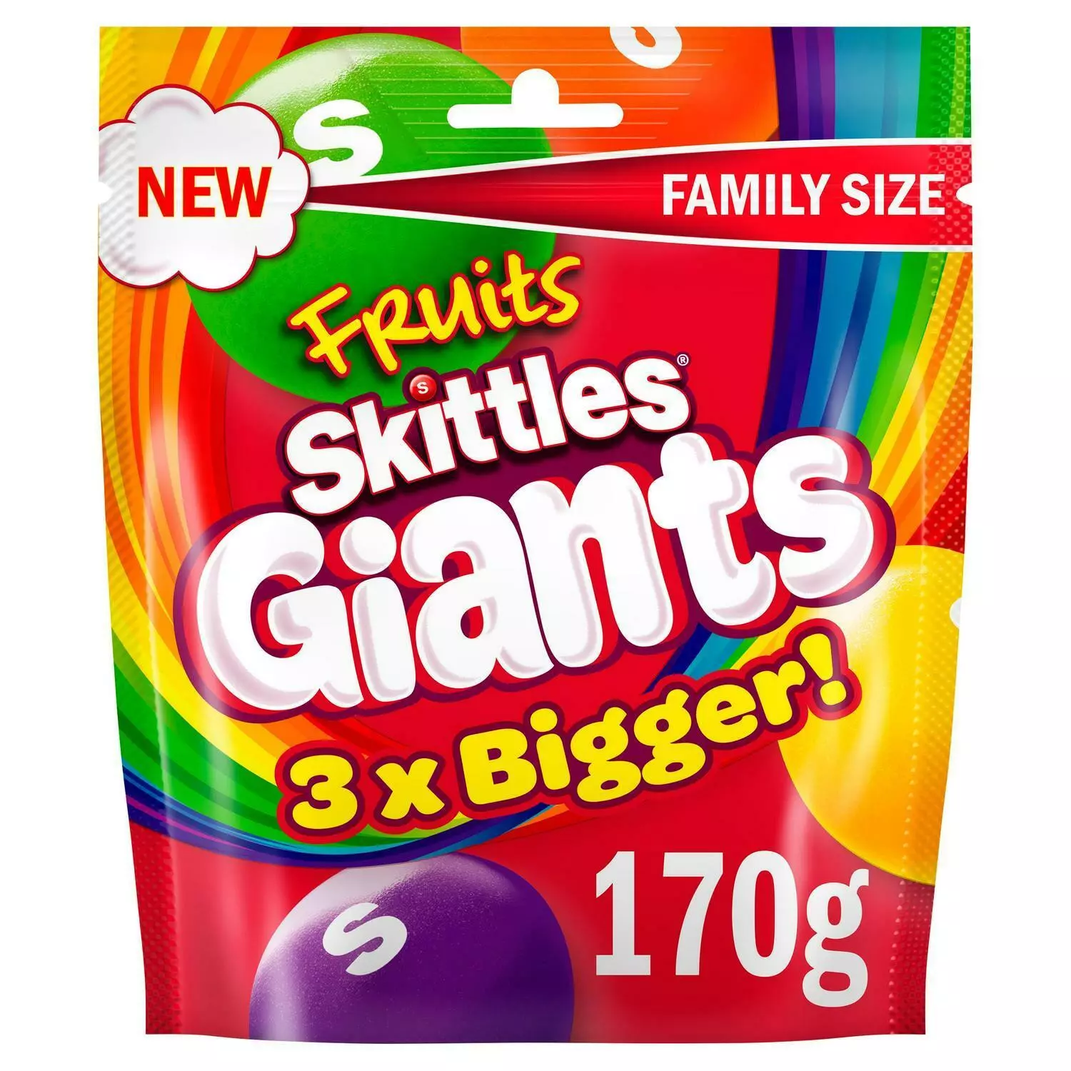 SKITTLES POUCH GIANTS 170 GR