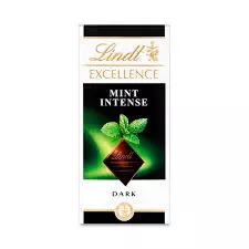 Lindt Excellence Dark Chocolate Mint Intense	100g