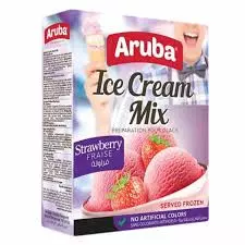 ruba Strawberry Ice Cream Mix Pack	70g