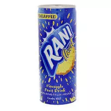 Rani Pineapple Juice Can with Fruit pieces	240ml