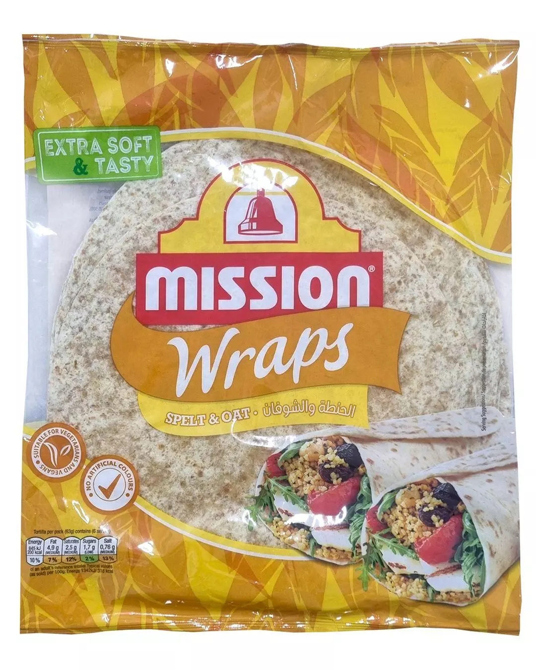 MISSION TORTILLA SPELT&OAT 378G