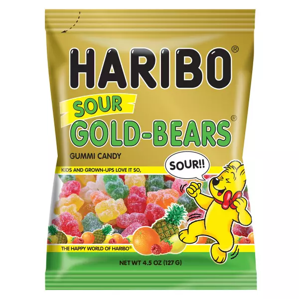 Haribo Sour Gold Bears Bag 127g