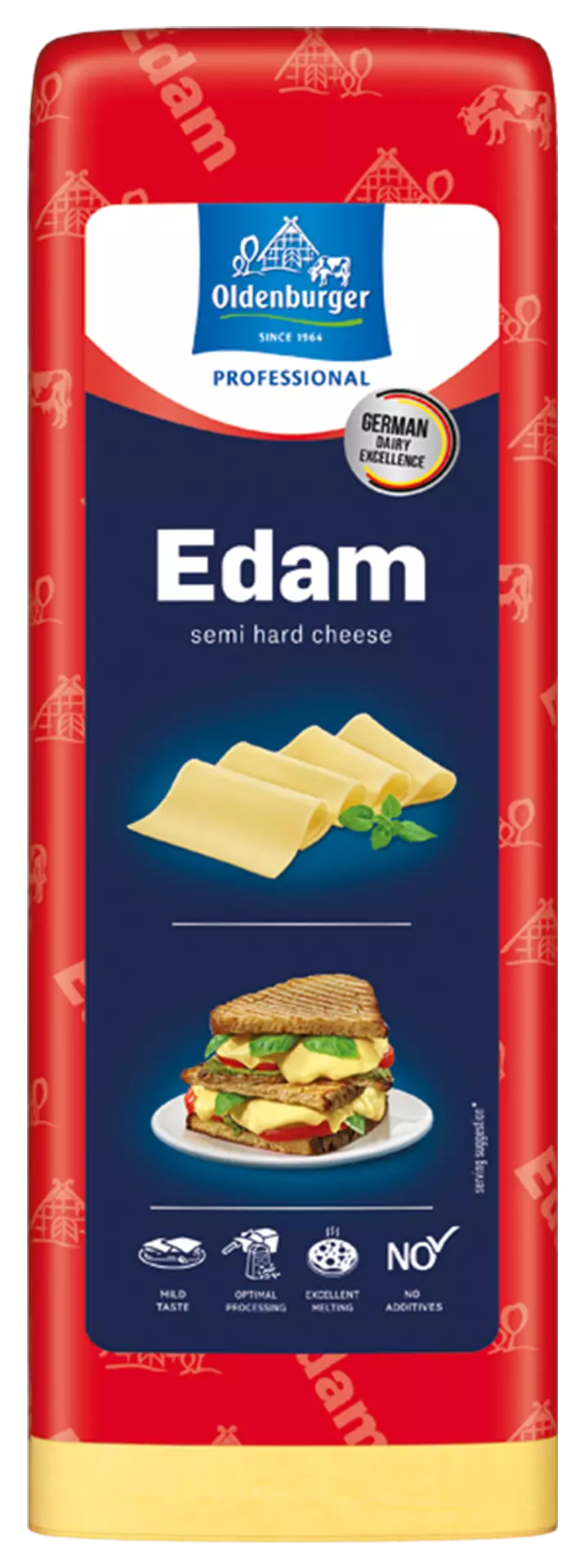 OLDENBURGER EDAM CHEESE 200G