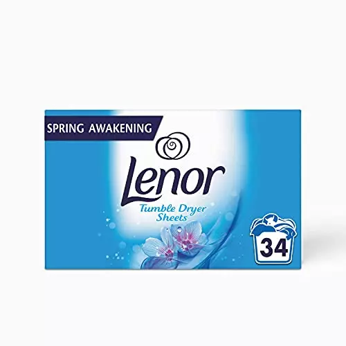 LENOR TUMBLE DRYER SHEETS SPRING 34 PK
