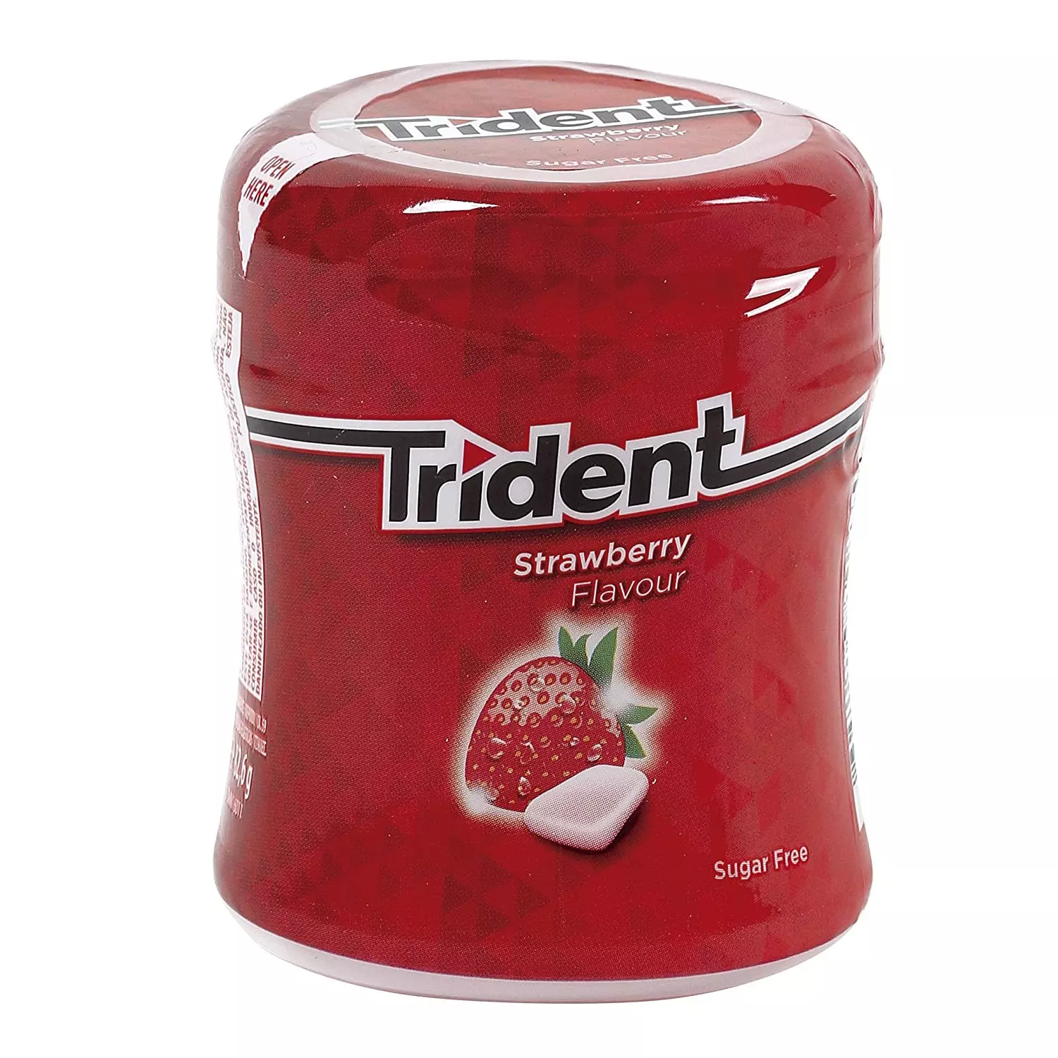 TRIDENT STRAWBERRY BOTTLE 82,6GR