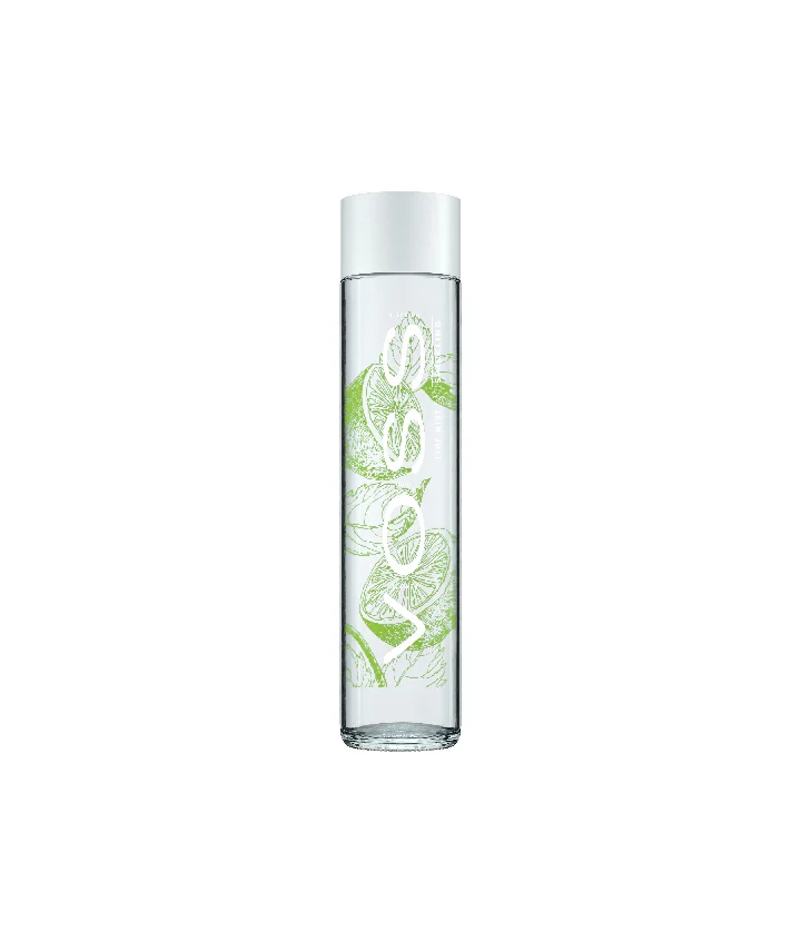 Voss Lime Mint Sparkling Water Glass Bottle 375ml