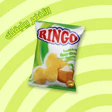 Ringo Sour Cream Potato Chips Small Bag	20g