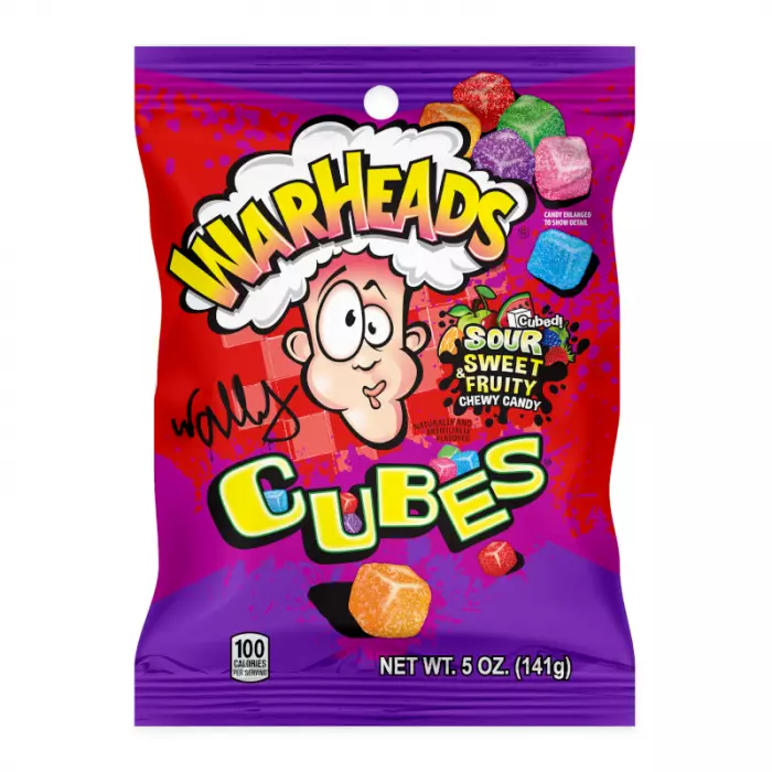 Warheads Sour Chewy Cubes - 5oz (141g)