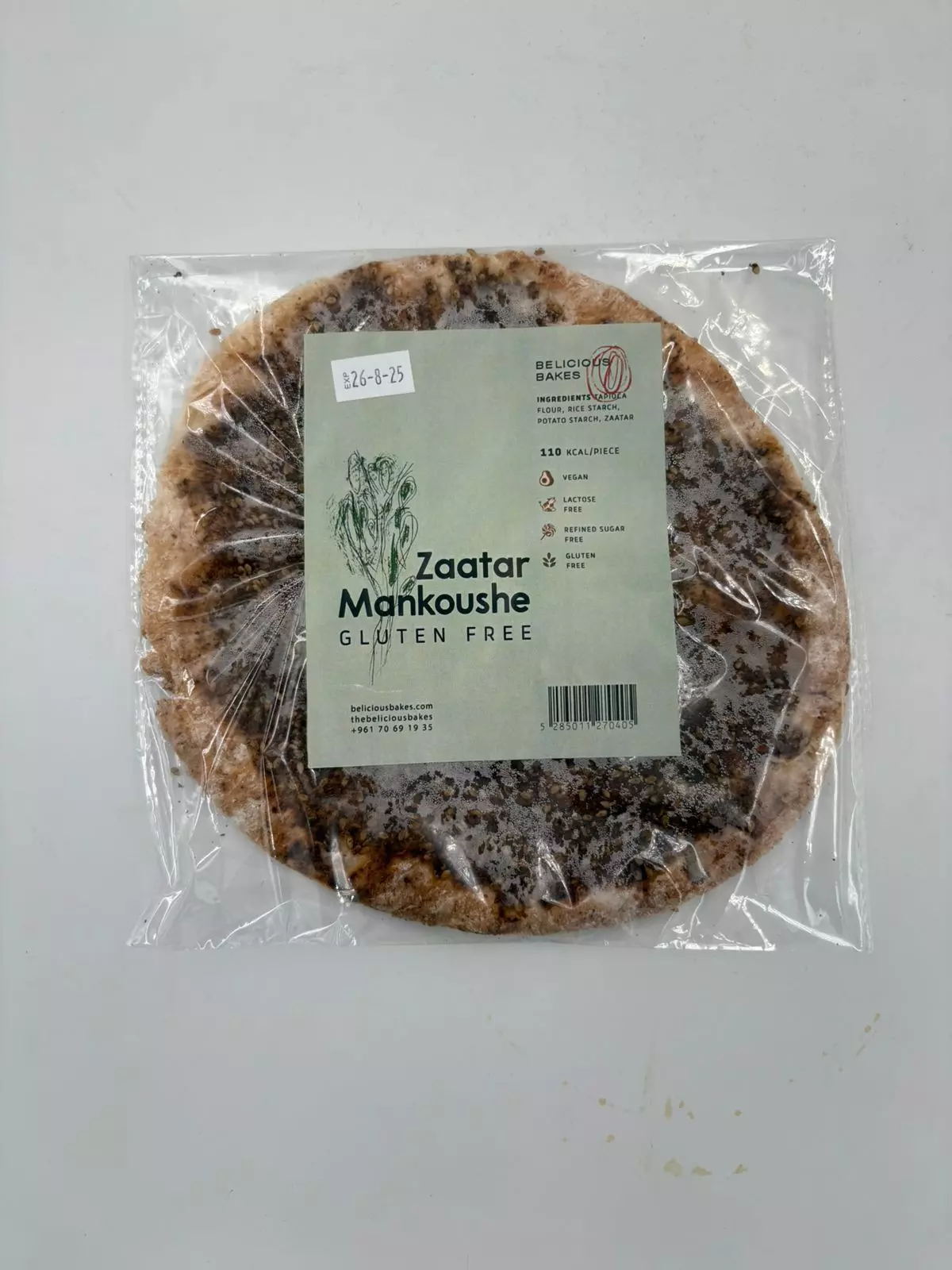Belicious bakes gluten free zaatar Manoushi