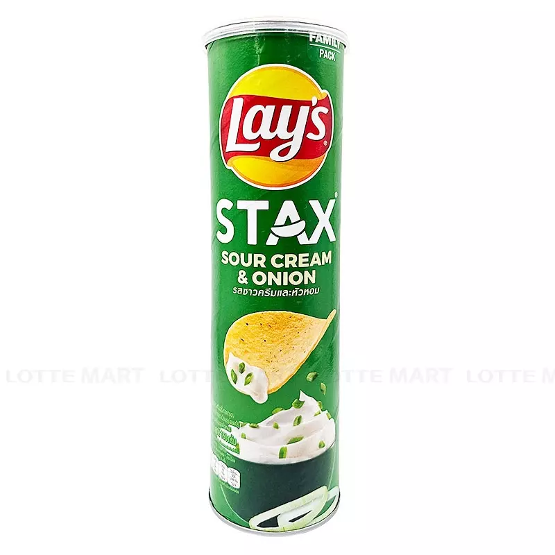 LAYS STAX SOUR CREAM 150G