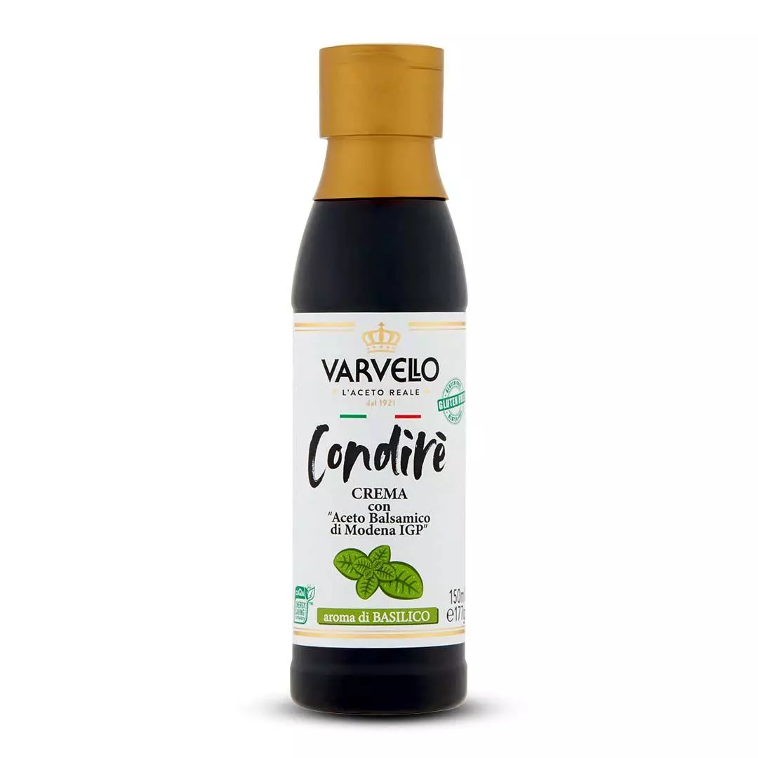 VARVELLO BALSAMIC CREAM BASIL GF 150ML