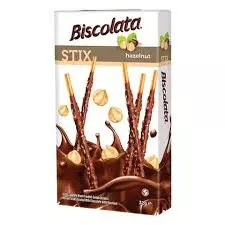 Biscolata Stix Hazelnut Biscuits Box	32g
