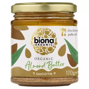 Biona Organic Almond Butter Smooth 170g