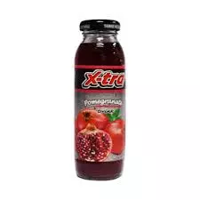 X-tra Pomegranate Juice Glass Bottle	250ml