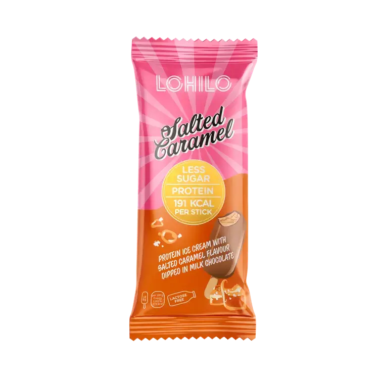 LOHILO SALTED CARAMEL LESS SUGAR 70G