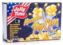 Jolly Time Microwave Microwave Popcorn Cheese Flavour	100g x 3Bags