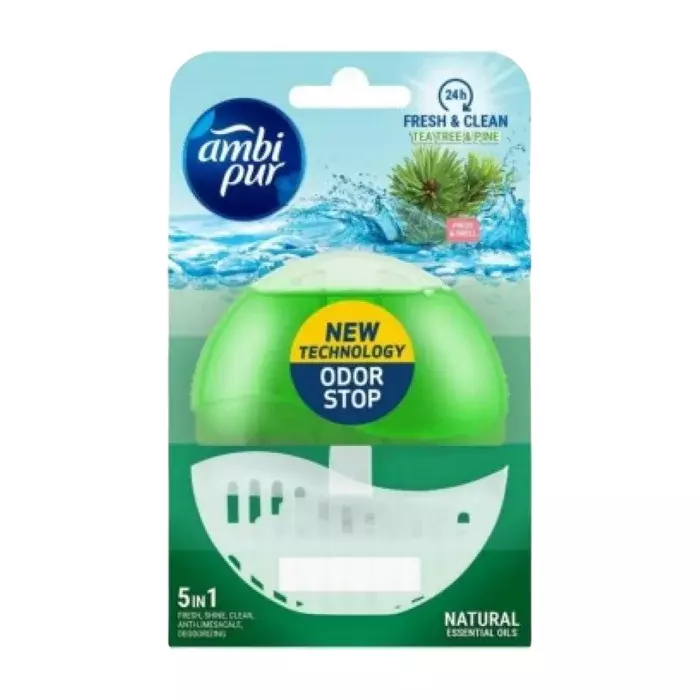 Ambi Pur Toilet Freshener 5-in1 Tea Tree & Pine 55ml