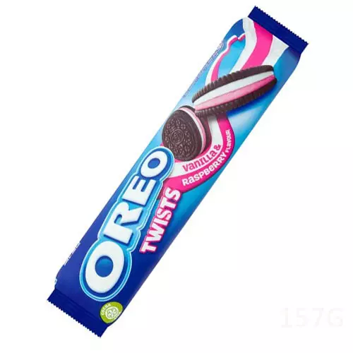 OREO TWISTS VANILLA & RASPBERRY 157G