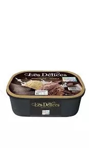 Iceberg Les Delices Chocolate Vanilla Ice Cream Cup	2L