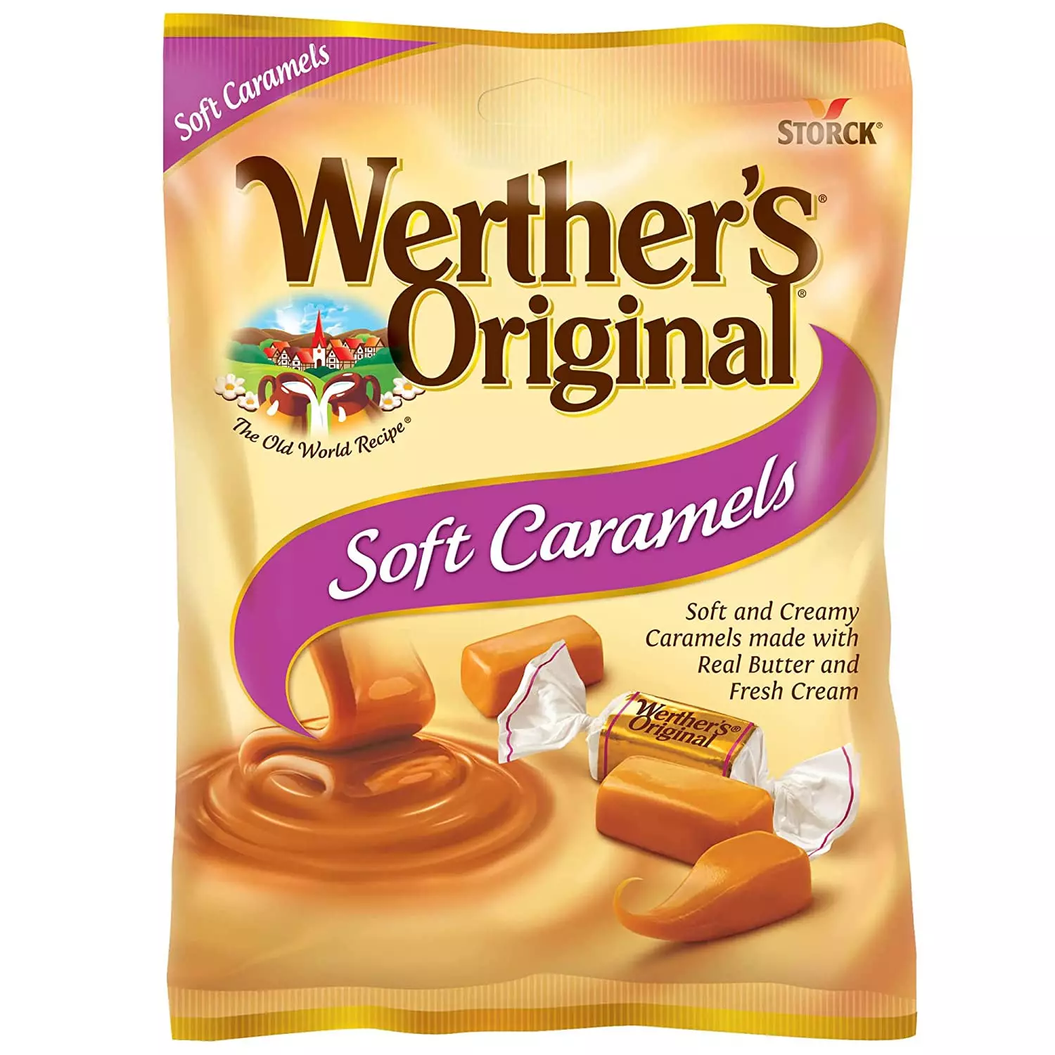 WERTHER'S ORIGINAL SOFT CARAMEL FILLING 75 GR