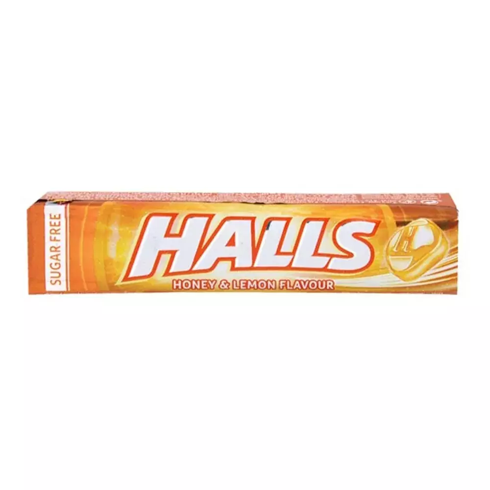 HALLS HONEY & LEMON FLAVOR SUGAR FREE