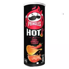 Pringles Hot Cheese & Chilli Potato Chips	160g