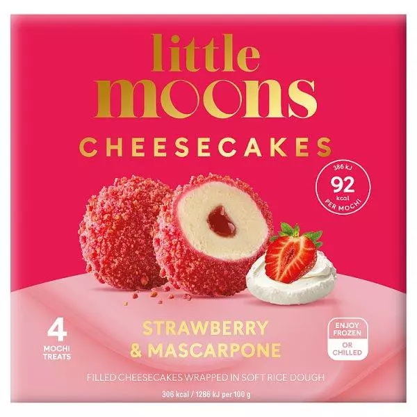LITTLE MOONS STRAWBERRY &MASCARPONE 120G