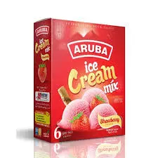 Aruba Light Strawberry Ice Cream Mix Box	70g