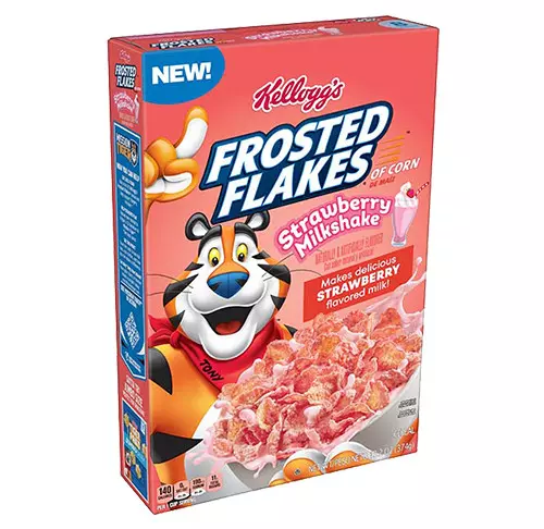 KELLOG'S FROSTED FLAKES STRAWBERRY MILKSHAKE 16 CT 374G