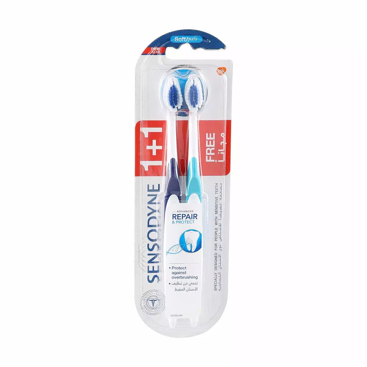 SENSODYNE TOOTH BRUSH REPAIR& PROTECT 1+1