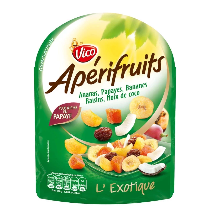 Mixed Dried Fruits APERIFruitS, 120g - VICO