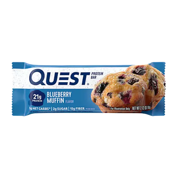 QUEST PROTEIN BAR BLUEBERRY MUFFIN 60G
