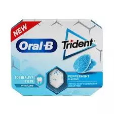 Trident Dental Care Sugar Free Peppermint Chewing Gum	10Pieces