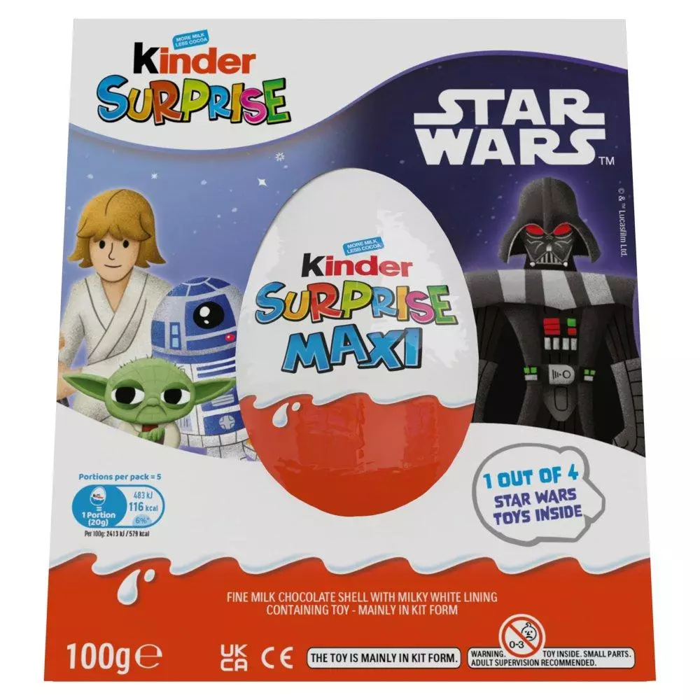 Kinder Surprise Large Milk Chocolate Easter Egg With Toy 100g