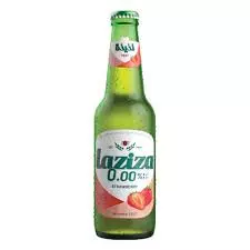 Laziza Strawberry Malt Beverage " Non-Alcoholic " Glass Bottle	330ml