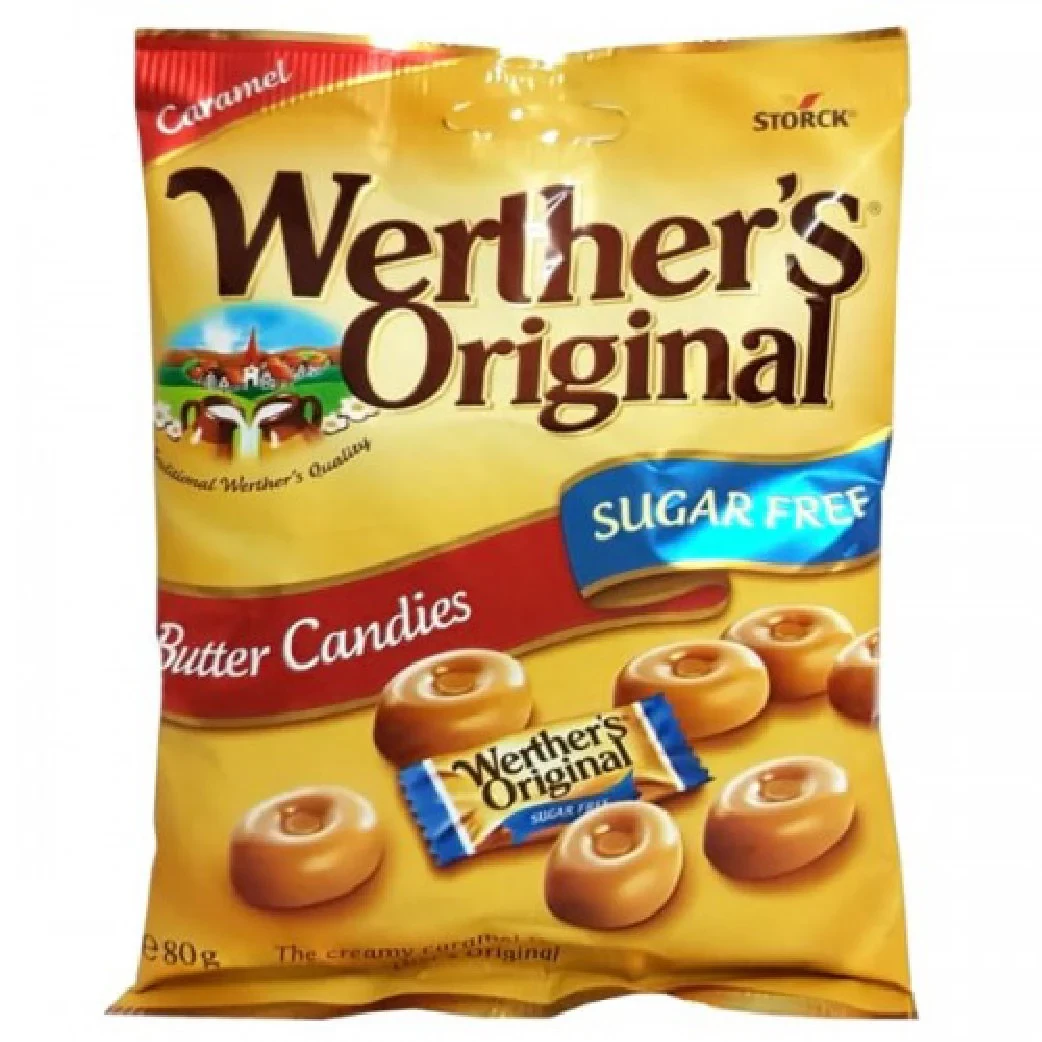 WERTHER'S ORGINAL - Sugar Free Butter Candies - 80g