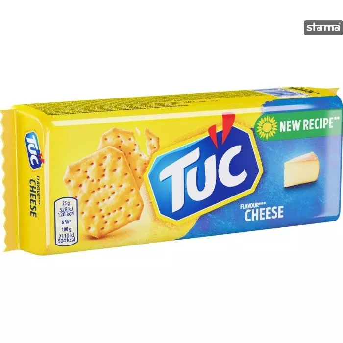 LU Tuc Cracker Snack  Biscuits Cheese Flavor 100g