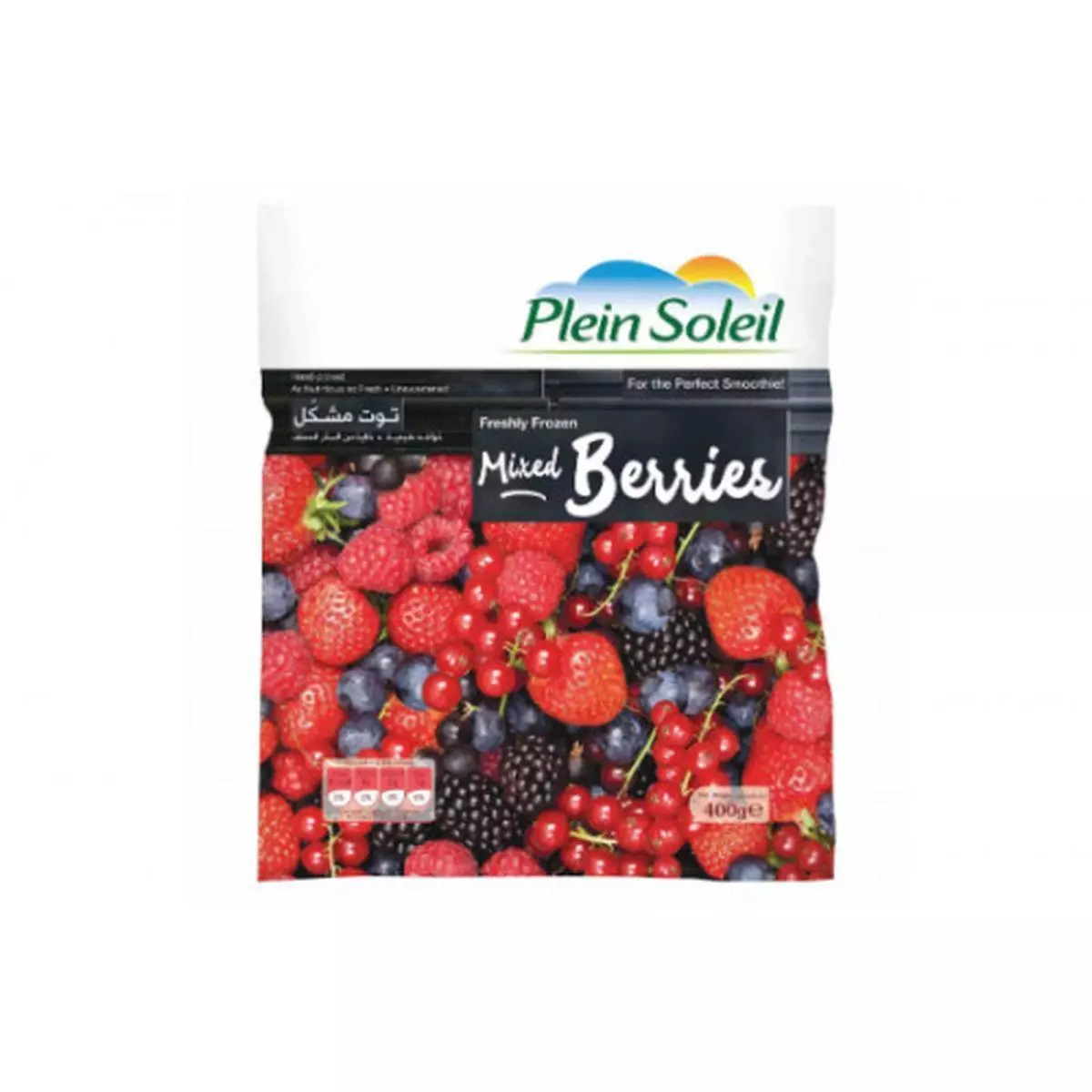 Plein Soleil Freshly Frozen Mixed Berries	400g