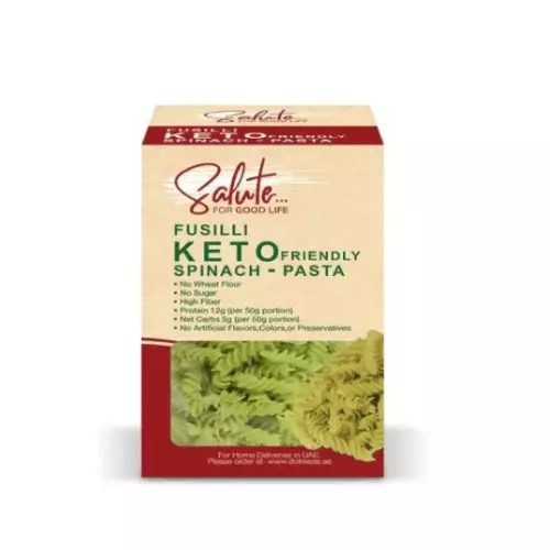 Salute Keto Pasta Fusilli SPINACH, 200g