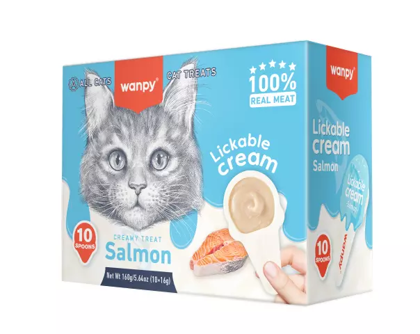 WANPY LICKABLE CREAM SALMON 160G