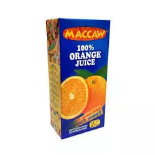Maccaw Orange Juice Large Box	1L