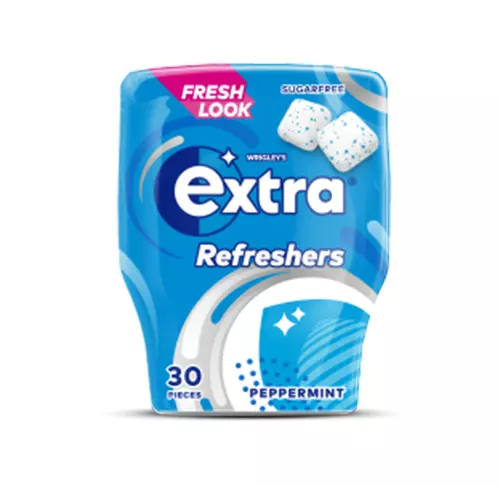 EXTRA BOTTLE REFRESHERS PEPPERMINT 30PC