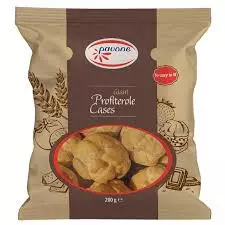 Pavone Plain Eclairs to Fill Bag	200g