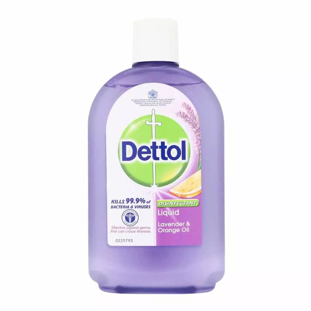 DETTOL DISINFECTANT LIQUID LAVENDER & ORANGE OIL 500ML